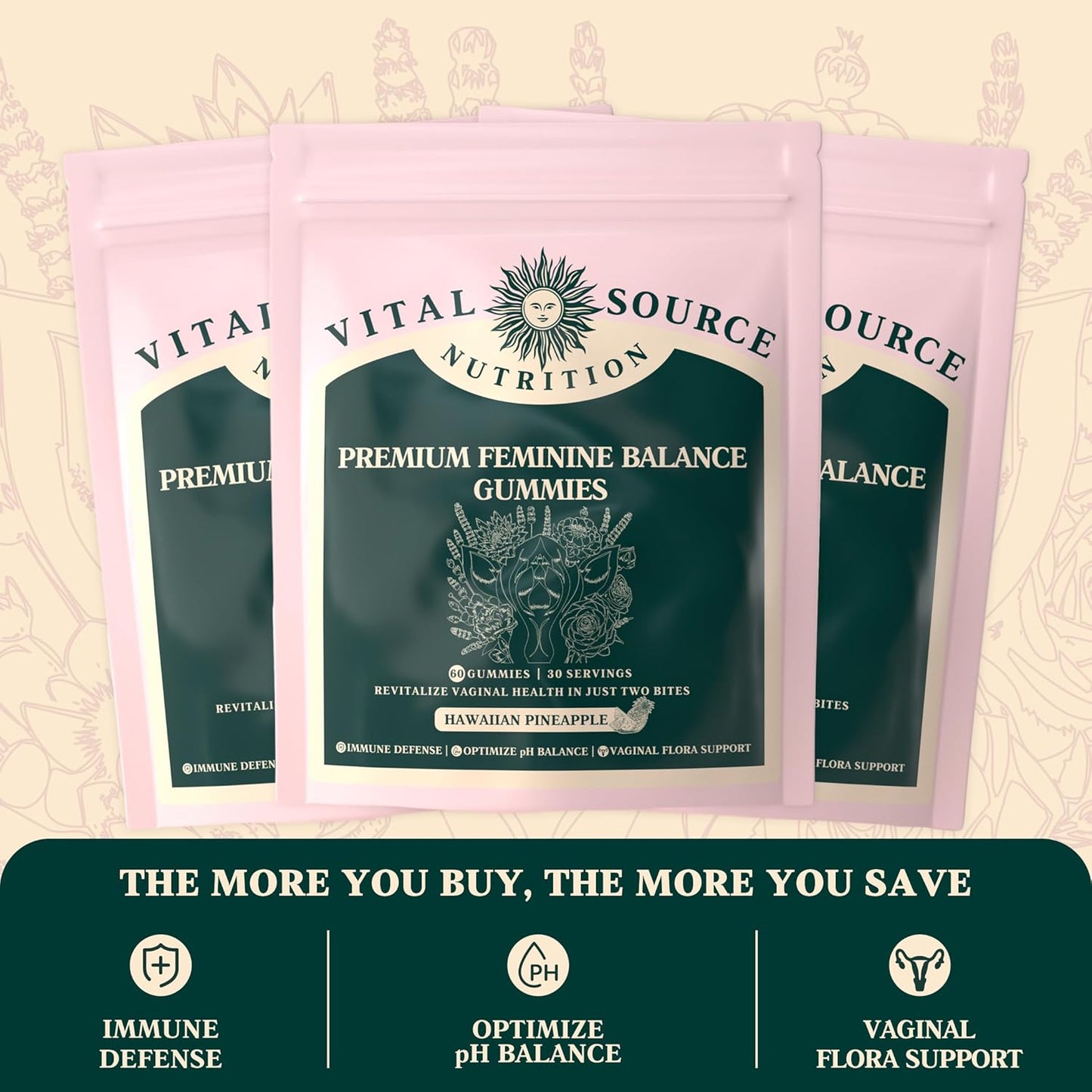 Premium Feminine Balance Gummies™